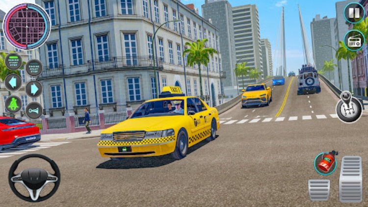 城市出租车驾驶模拟器：PVP Cab Games