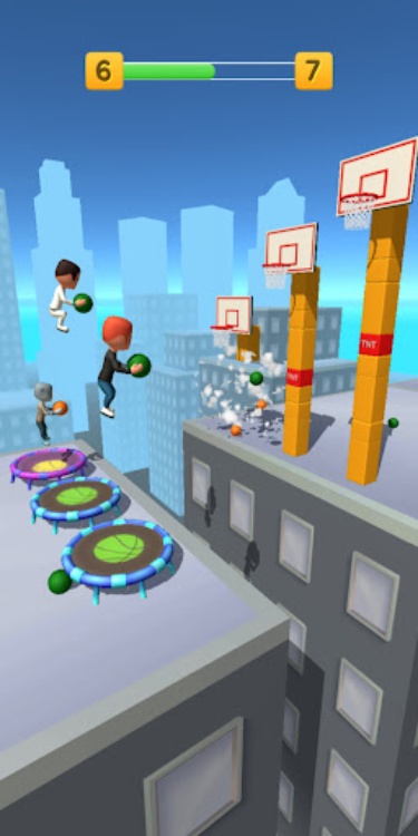 Jump Up 3D: Basketball game