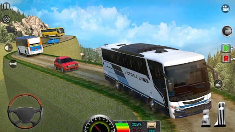 豪华 公共汽车 驾驶 游戏 极好的 传奇 越野 城市