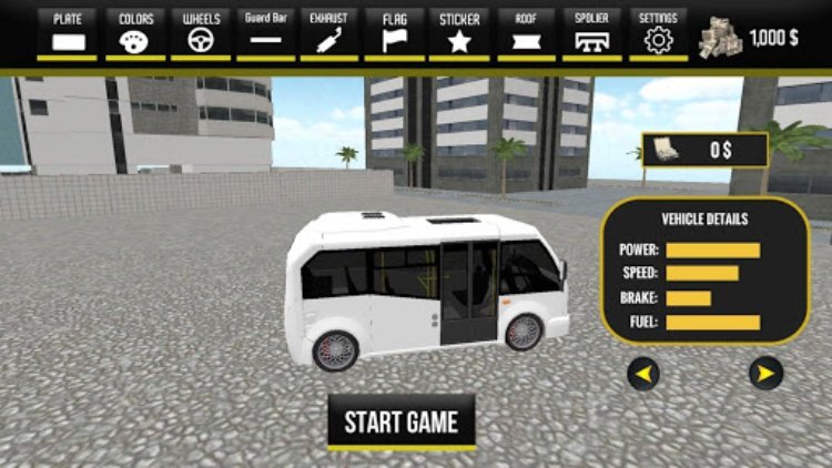 Van games bus simulator game