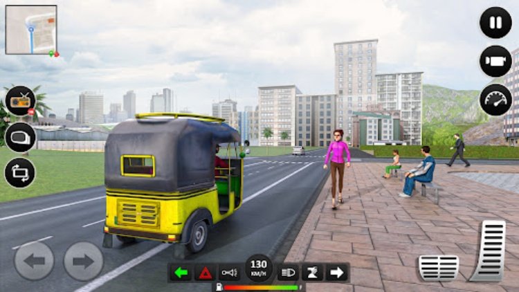 Modern Rickshaw Driving Games