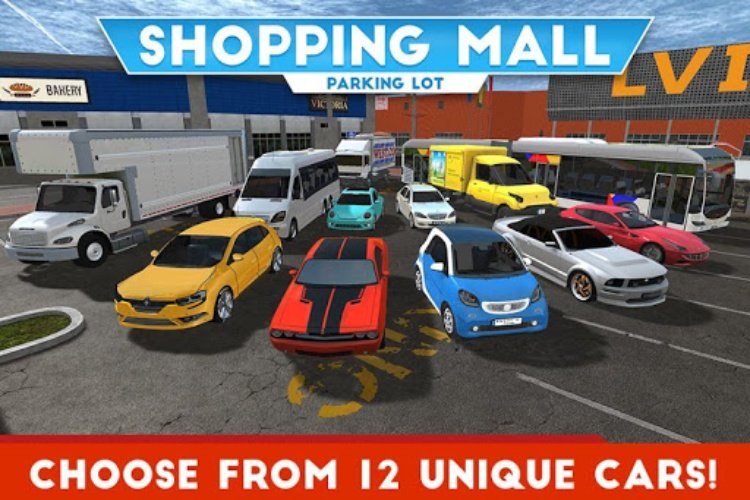 Shopping Mall Parking Lot
