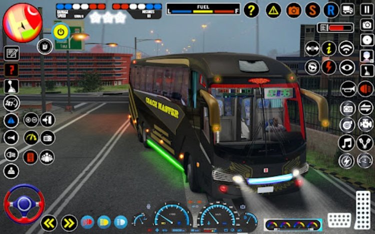 City Coach Bus Driving Sim 3D