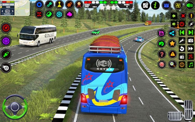 City Coach Bus Driving Sim 3D