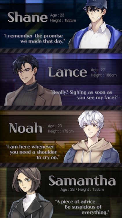Havenless  Otome story game