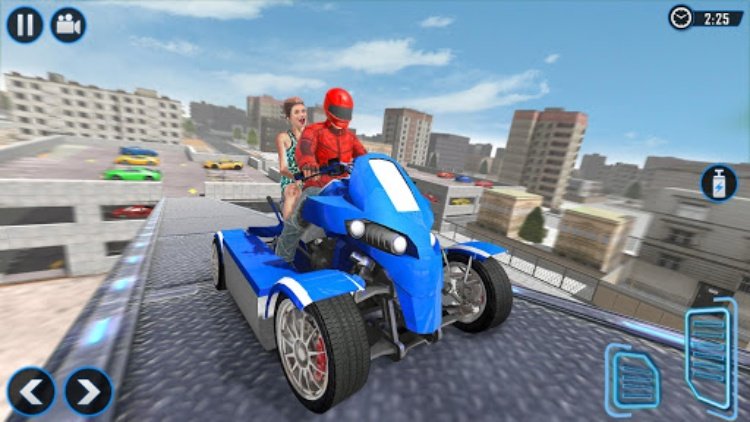 ATV Quad City自行车模拟器：自行车出租车游戏