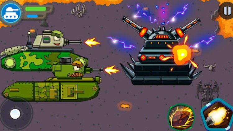 Tank battle: Tanks War 2D