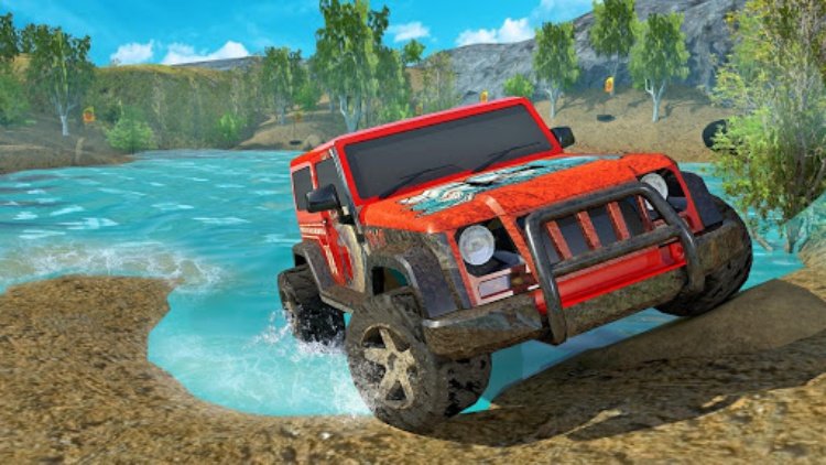 Offroad 4X4 Jeep Hill Climbing
