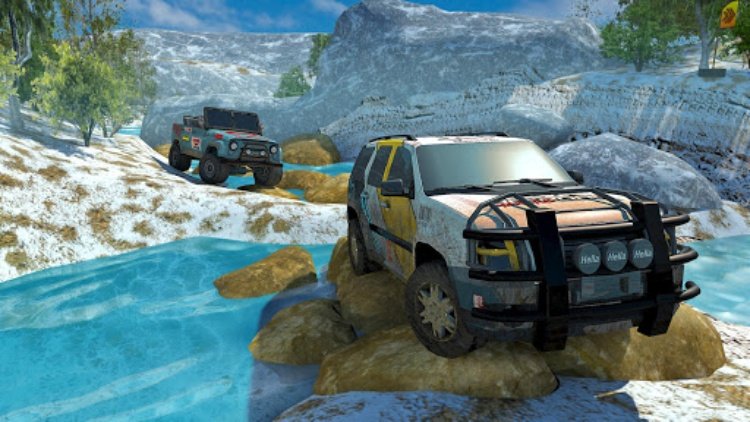 Offroad 4X4 Jeep Hill Climbing