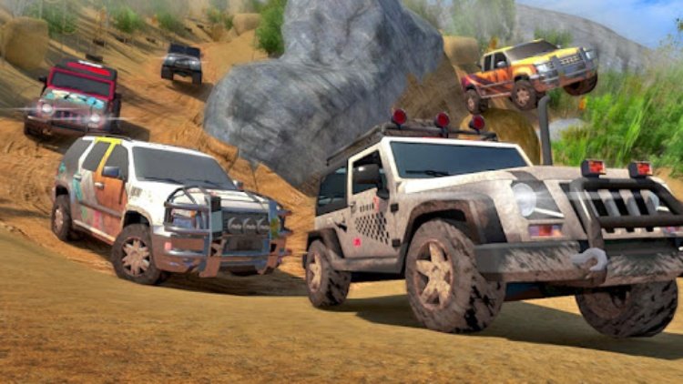 Offroad 4X4 Jeep Hill Climbing