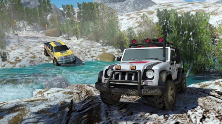 Offroad 4X4 Jeep Hill Climbing