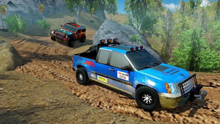 Offroad 4X4 Jeep Hill Climbing