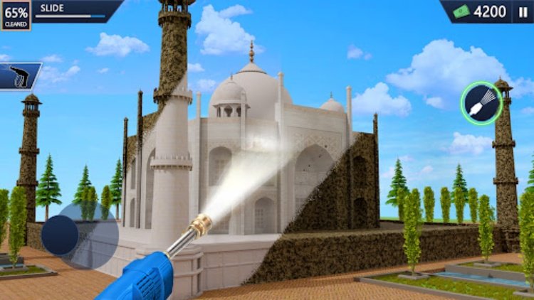 Power Gun  Washing Simulator