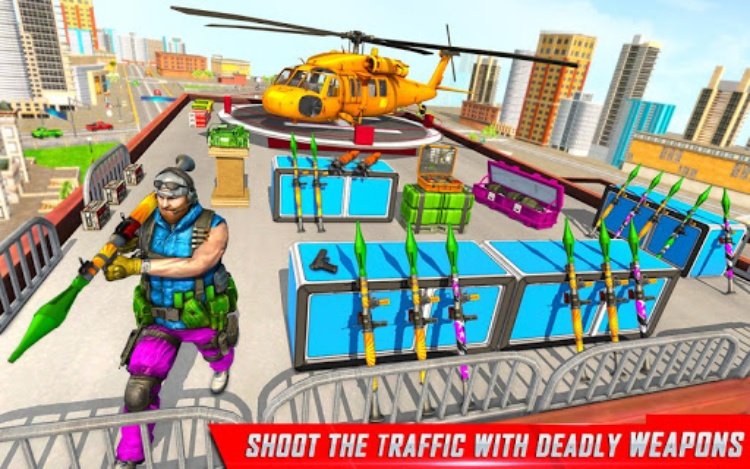 交通汽车射击游戏