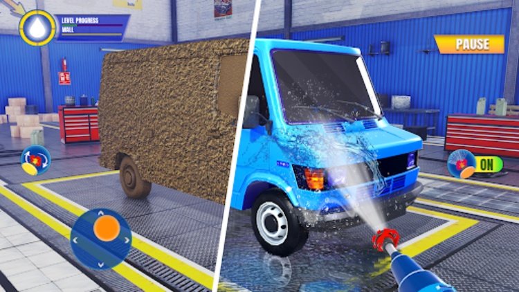 Power Car Wash Simulator Game