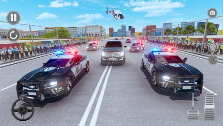 超级警车驾驶游戏  警察車