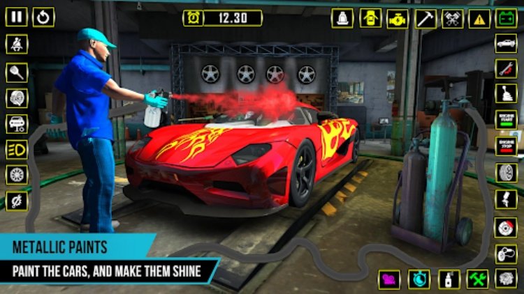 汽车修理工模拟器游戏的3D