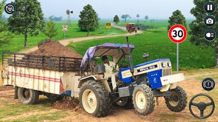 Heavy Cargo Tractor Trolley