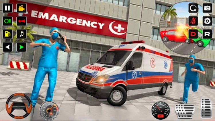 Police Rescue Ambulance Games