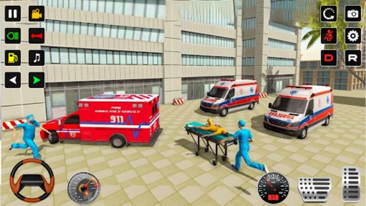 Police Rescue Ambulance Games