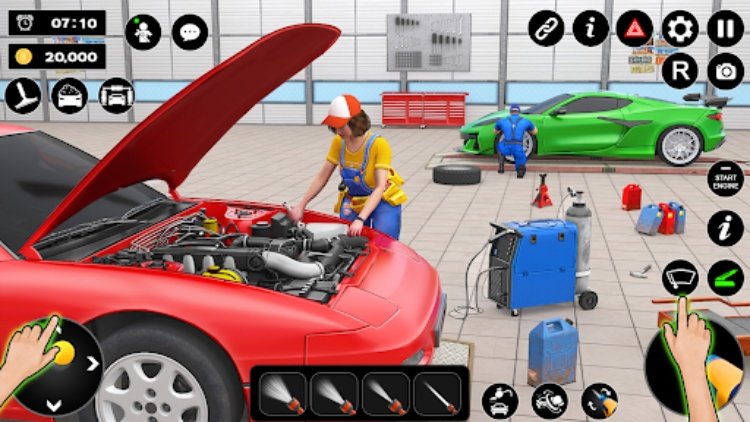 沙皇 洗 车库 服务  Car Games 2022