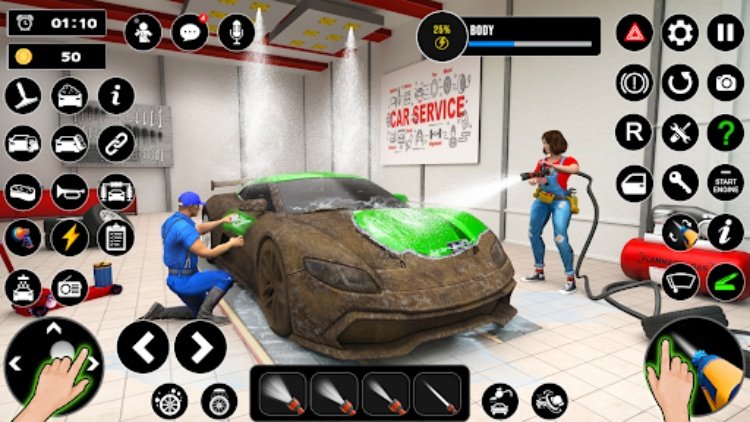 沙皇 洗 车库 服务  Car Games 2022