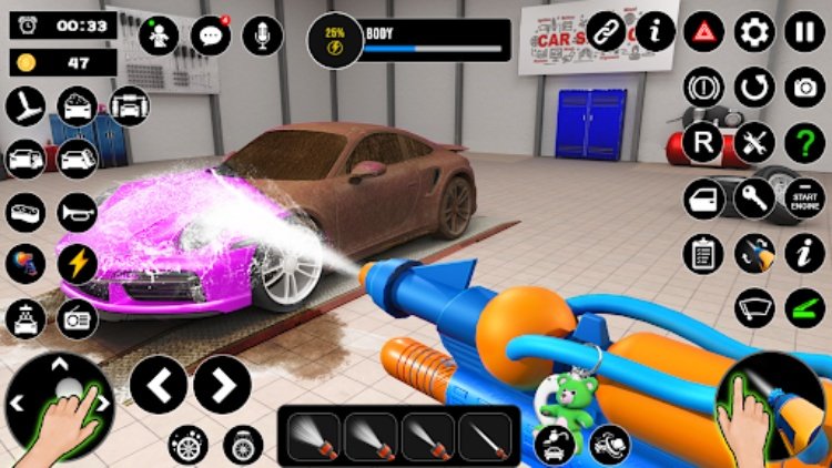 沙皇 洗 车库 服务  Car Games 2022
