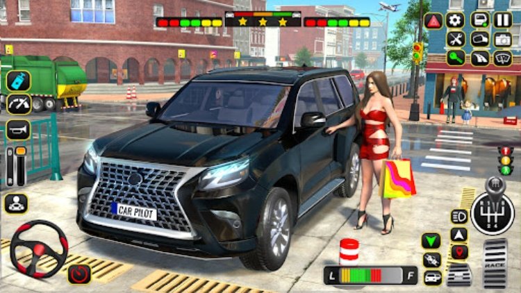 Driving School City Car Games