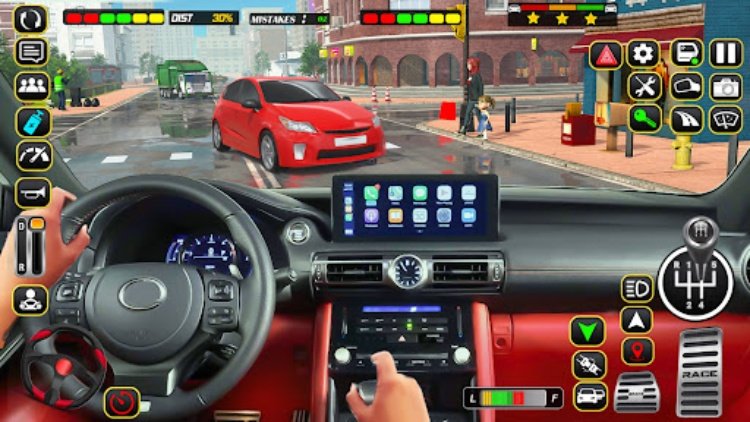 Driving School City Car Games