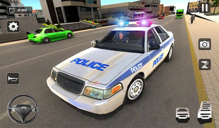 Police Car Driving Mad City