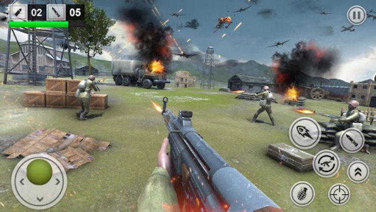 World War 2 fps shooting