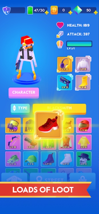 Revoxel 角色扮演射击游戏。 体素艺术