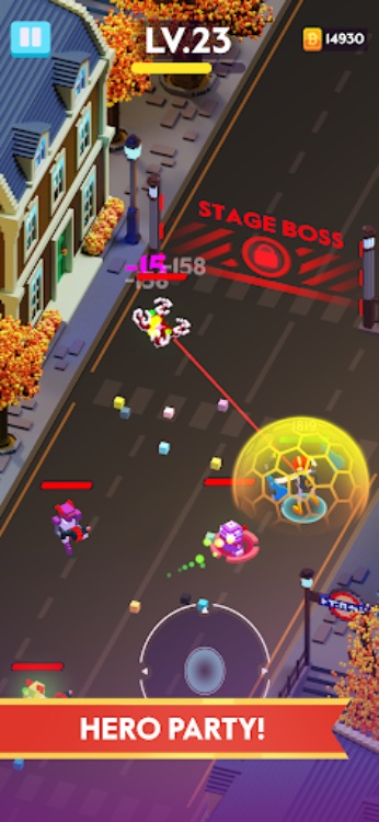 Revoxel 角色扮演射击游戏。 体素艺术