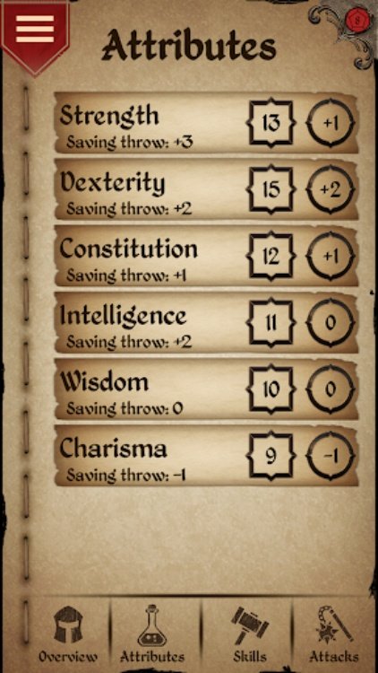 Character Sheet