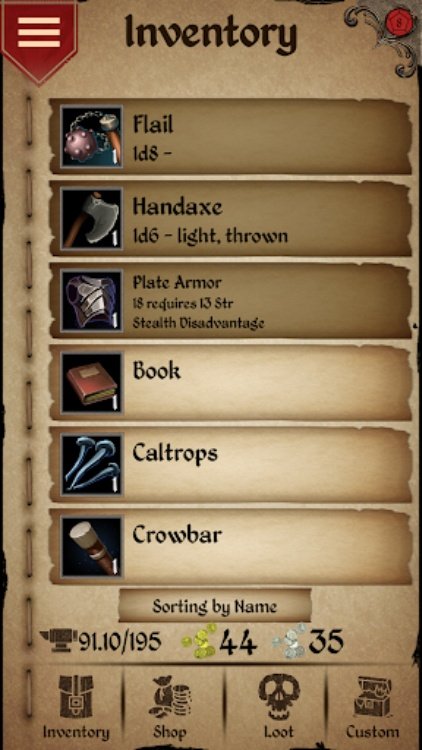 Character Sheet
