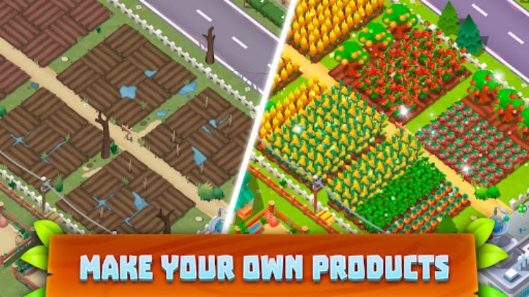 Supermarket Village—Farm Town
