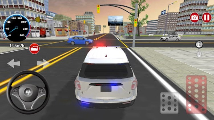 American Police Car Driving