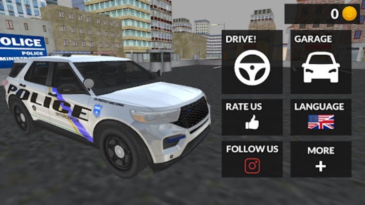 American Police Car Driving