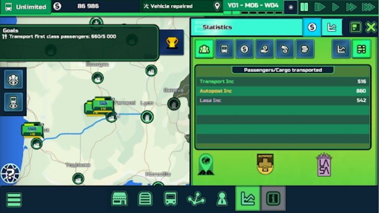 Transport INC  Tycoon Manager