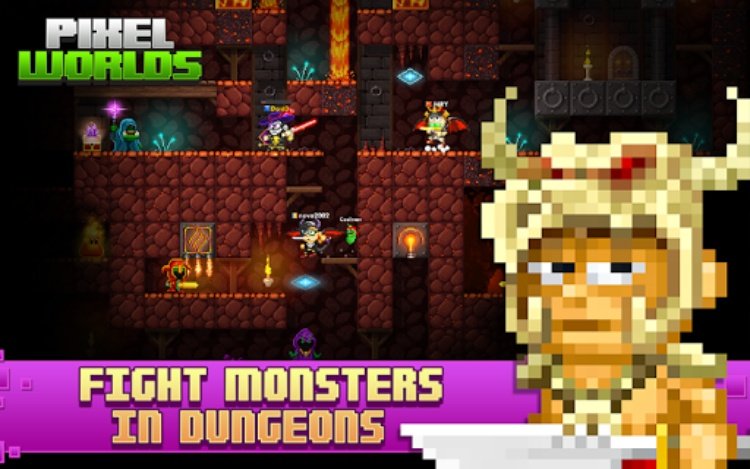 Pixel Worlds：大型多人在线沙盒游戏