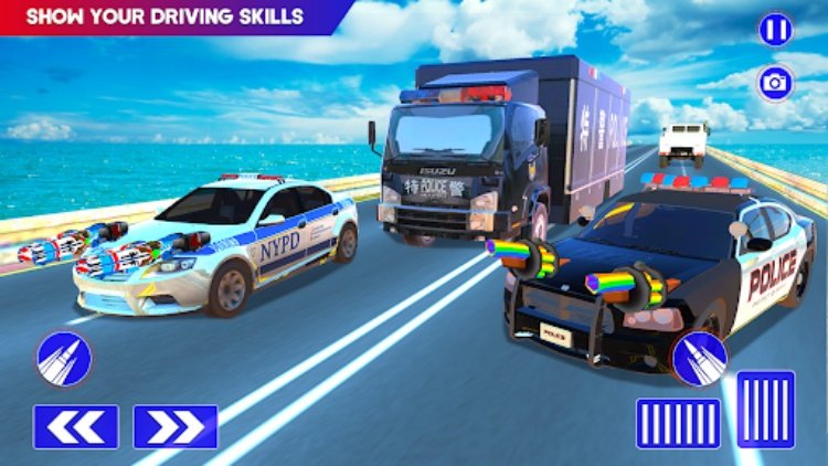 警察 追赶 贼 车 游戏