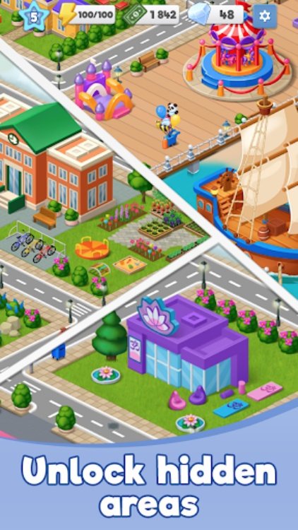 Riverside Merge  Build a City