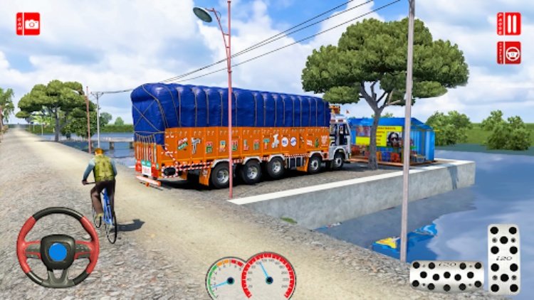 歐洲貨運卡車模擬器遊戲越野 3D