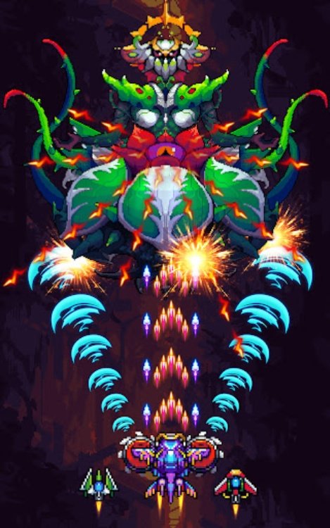 猎鹰队：银河攻击经典射击游戏