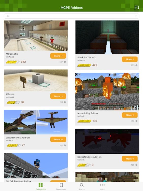 Addons for Minecraft