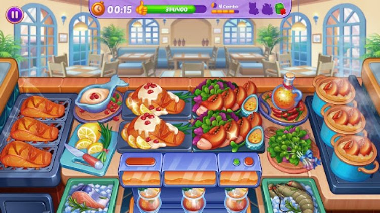 Cooking Crush  玩烹饪游戏和时间管理游戏