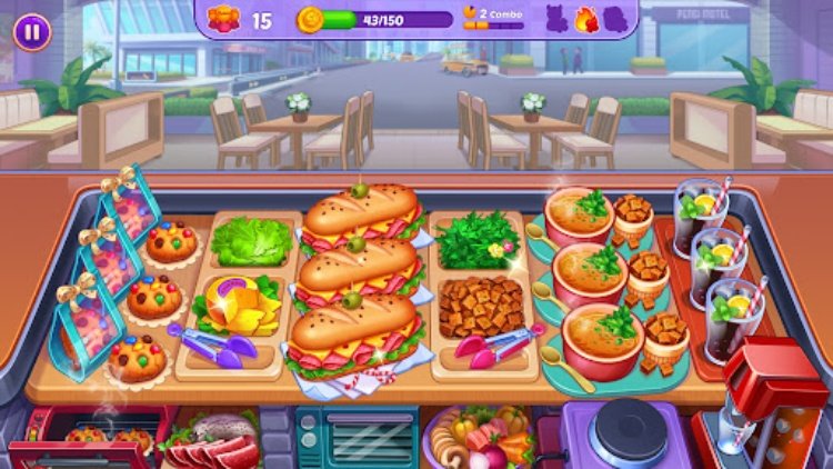 Cooking Crush  玩烹饪游戏和时间管理游戏