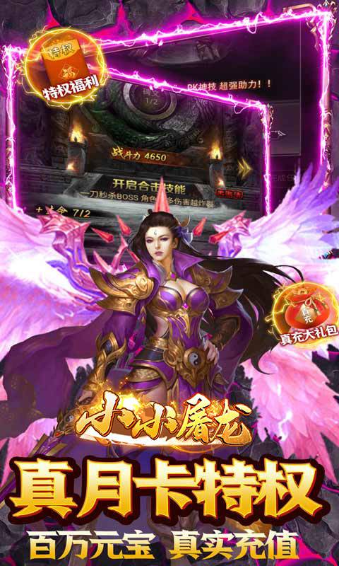 小小屠龙(送800真充特权月卡)