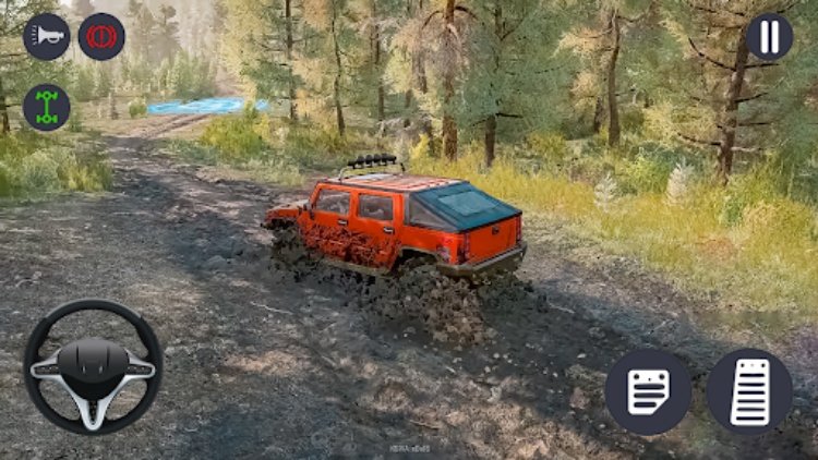 4x4 Jeep Offroad Car Driving