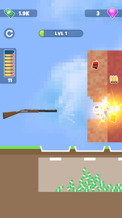 Gun Crusher: Smashing games